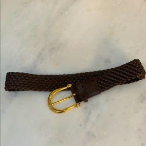 Michael Kors Brown Leather Belt
